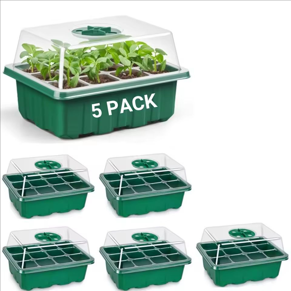 10pcs/5pcs Seedling Trays Seed - Humidity Dome Kit review and price